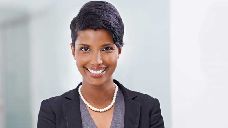 What can you do with a bachelor of law? female student smiling